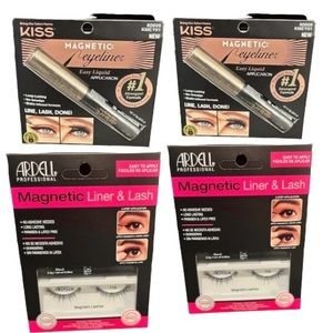 BUNDLE of (2) NWT Ardell Magnetic Liner
& (2) Lash & KISS magnetic eyeliner